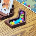 Handcrafted Tabletop Game Trays, Real Wood, Gift, Board Games, Catch All, Wood Tray, 2.93x4.33 inches, Small Size Tray, for Card Holders