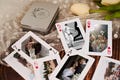 Personalized Photo Album Alternative, Custom Playing Cards, Unique Wedding Playing Cards, Weeding Guest Book, Anniversary Gift