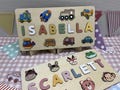 Educational Name Puzzle, Wooden Puzzles, Custom Puzzles, Personalized Name Number Puzzles, Animal Puzzles, Wooden Toys, Baby Gifts