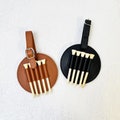 Personalized Engraved Leather Golf Bag Tag Gift, Groomsmen Gifts, Golf Gift for Men, Retirement Gift, Golf Tee Holder, Custom Golf Accessory