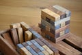 Large Wooden Giant Block Game | Handcrafted Stained Tumbling Tower Blocks with Storage Box - Outdoor Family &  Wedding Party With Case