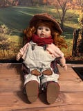 Vintage Porcelain Doll Porcelain Doll