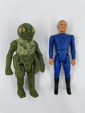VTG 1978 Battlestar Galactica Figures Commander Adama & Ovion Universal Studios
