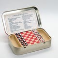 Magnetic Travel Altoids Chess Set, Portable Altoids Tin Game, Custom Engraved Mini Chess Board, Pocket Gaming Gift