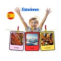 Seasons – Spanish Flashcards for Beginners (Printable and Digital)