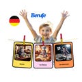 Professions – German Flashcards for Beginners (Printable and Digital)