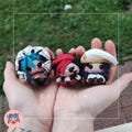 Handmade Tiny Animated Series Amigurumi Dolls - Gifts for Gamers & Animation Lovers