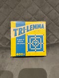 Tri.lemma, Vintage, 1970s  Board Game, two player peg board game, Marx Toys.