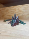 Tri Color Articulating Crystal Dragon Over 13 inches long!!