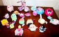 Mini Plush Lot!  Set of 22 Adorable Little Stuffed Animals!  Squishies Animals Fruits Bumble Bee - Will Combine Shipping