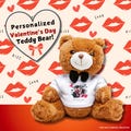 Personalized Valentine's Day Teddy Bear with Custom Photo T-Shirt – Soft, Cuddly, and Heartwarming Gift