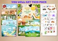 Chinese Animal Busy Book Printable, Toddler Learning Binder, Preschool Activities, Homeschool Resources, Montessori Material, Kid Quiet Book