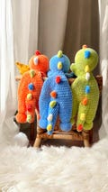 Cute Dinosaur Amigurumi Unsstuffed Plush Toy, Amigurumi Sleeping Toy For Baby and Toddler, Dinosaur  Amigurumi Toy, Playmate Friend For Kids