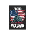 Poker Playing Cards, Marine Veteran Gift Deck, Military Theme Card Game, Patriotic Poker Set, USMC Souvenir, Armed Forces Collectible
