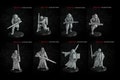 Fanatic Soldiers (x8) | 32mm scale | Onmioji Miniatures