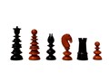 1840 St George Series reproduction luxury wood chess pieces Stained Boxwood/Ebony 4.4" King heavy Weighted chess piece set-The Chess Empire