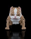 3D Printed American Bully Figurine - 6 cm Detailed Collectible Figure