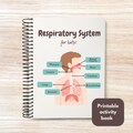 Respiratory activity book | Printable Worksheets | Homeschool Resources | Anatomy Curriculum | Learning Activities | STEM for kids