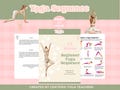 Beginner Yoga Sequence For Busy Women, Yoga Printable Guide, Yoga Wellness Routine For Women, Yoga PDF Download, Yoga Illustrations Guide