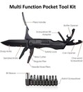Personalized Multi function tool knife , Multitool Tactical Knife with Blade,Saw, Plier, Screwdriver, Bottle Opener,Folding Knife Built with