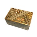 Large Puzzle Box Hakone Yosegi | Mysterious Wooden Trick Box W5.9" | 10, 21, 27, 35+1 Steps | Anniversary Gift Collection | Handcrafts