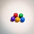 Gonggi Set From Squid Game 2. Traditional Korean jacks mini-game.