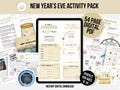 New Year’s Eve Activity Pack for Kids | Fun & Educational Printable Games and Crafts