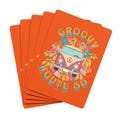 Route 66 Groovy Poker Playing Cards Set, Card Games, Gamers Gift, Family Game Night, Texas Holdem', Bunco, Casino Night, Road Trip, Retro