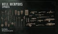 Trench Crusade Compatible – Hell Weapons Sprues, Customisable Chaos Arsenal for Tabletop Wargames, Perfect for Miniature Conversions