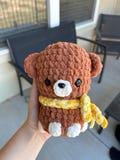 Crochet Brown Bear