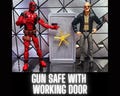1 GUN SAFE With Working Door, 3D Printed, 1/12 Scale, Fits Gi Joe Classified Marvel Legends Dc Mezco Figures