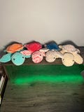 Mini Crochet Turtle Plush - Handmade Amigurumi with 4 Color Options