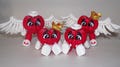 Heavenly Hearts 3D Printed Articulated Figurine-Fidget Toy-Free Shipping