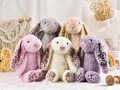Personalized Bunnys, Plush Easter Rabbits, Stuffed Bunny Rabbit, Monogram Bunny Plush Rabbit Toys, Flower Girl Proposal, First Easter Gifts