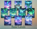 50 Basic Lands. 50 MTG proxy cards for EDH. Enhance your MTG Commander Deck