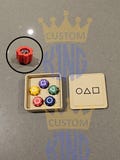 Gonggi as seen in Squid Game 2, korean jacks game, six legs episode, one set 5 gonggi stones, Squid game fan