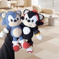Black & Blue Hedgehogs Crochet Material Kit | Contains all you need to create high-quality DIY Crochet | Perfect for Hedgehog Autism fans