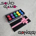 Gonggi Korean Jacks Mini Game with Coffin Case Inspired by Squid Game 2 (Gong-Gi 2 Sets of 5pc)