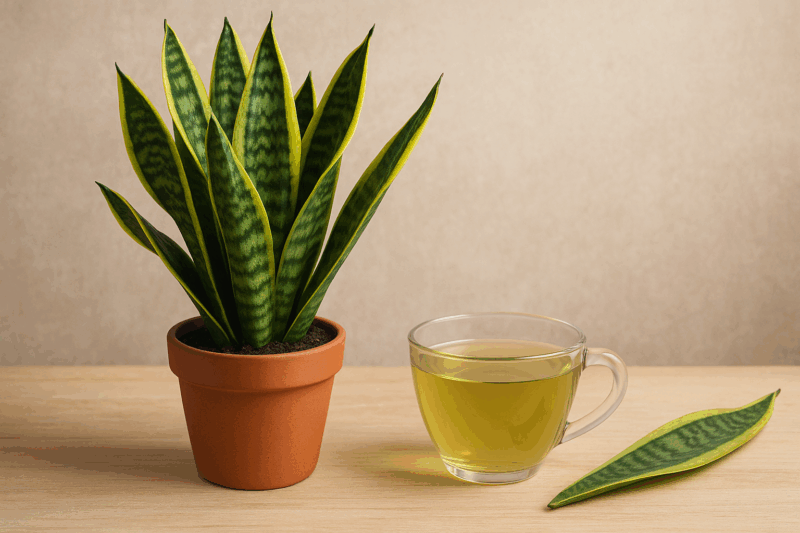 🌿 Lengua de Suegra: la planta que purifica el aire y mejora tu bienestar natural